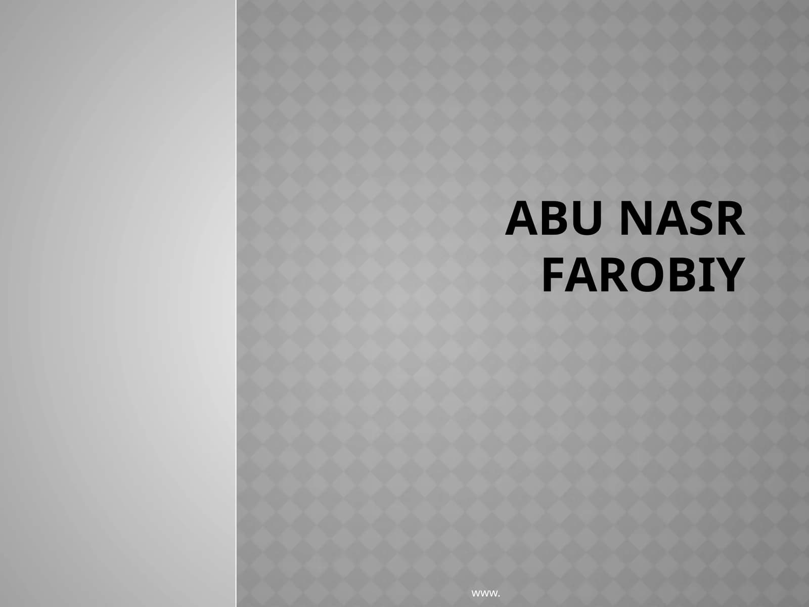 Abu Nasr Farobiy