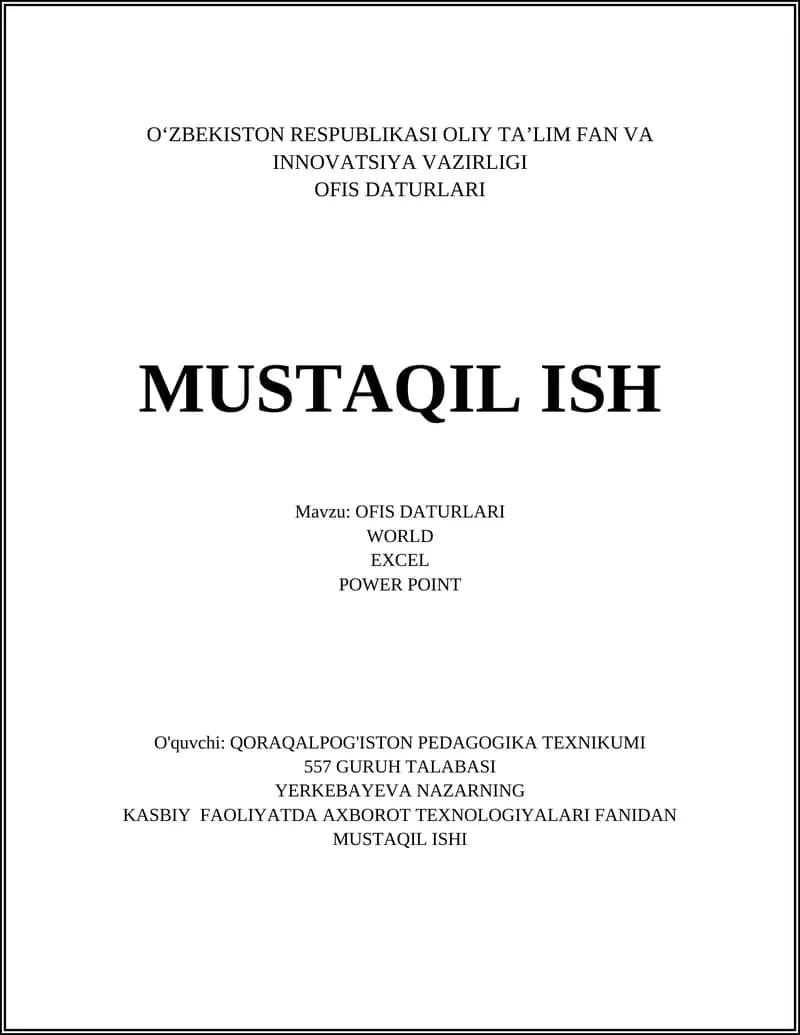 OFIS DATURLARI