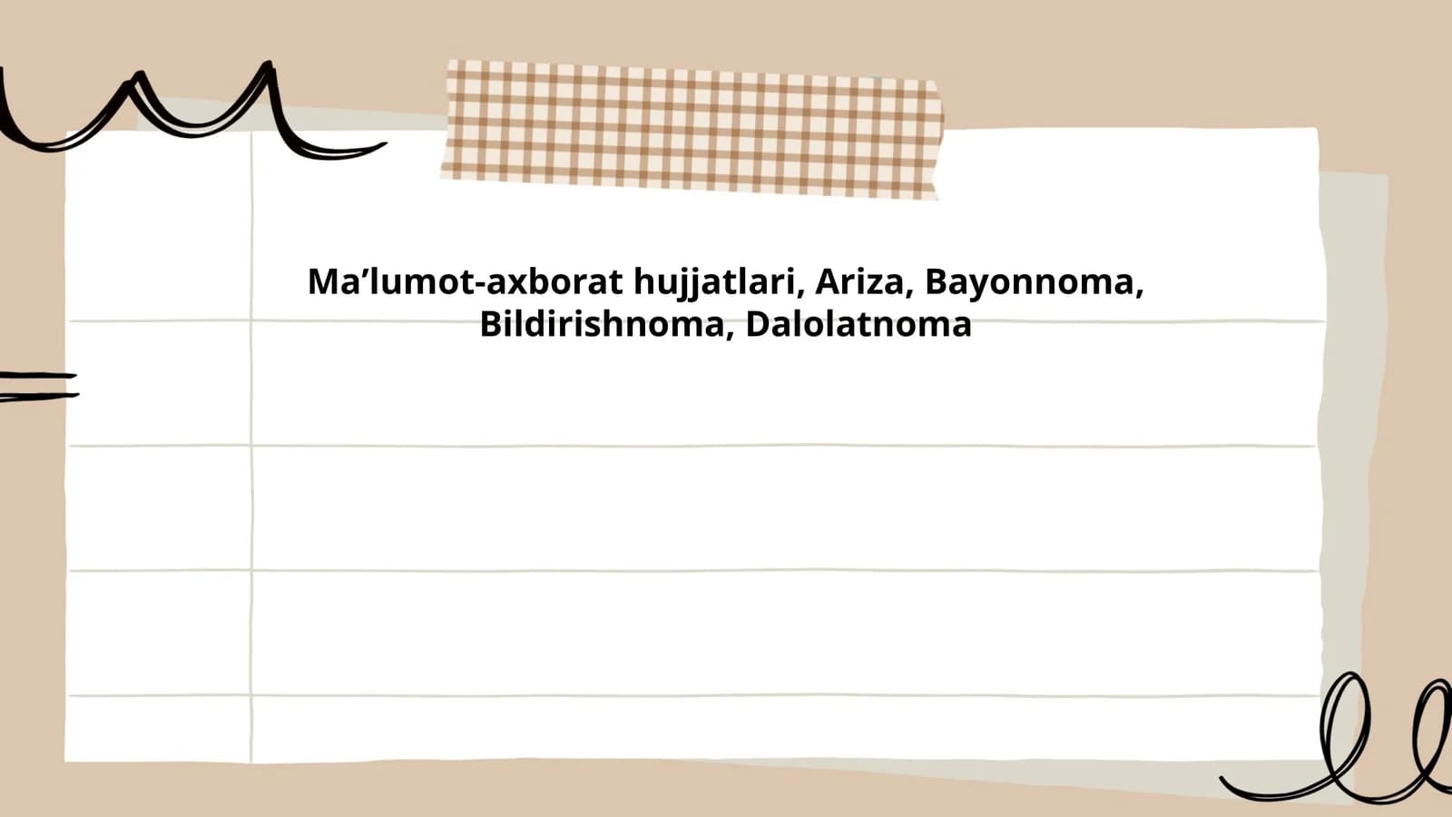 Maʼlumot-axborat hujjatlari