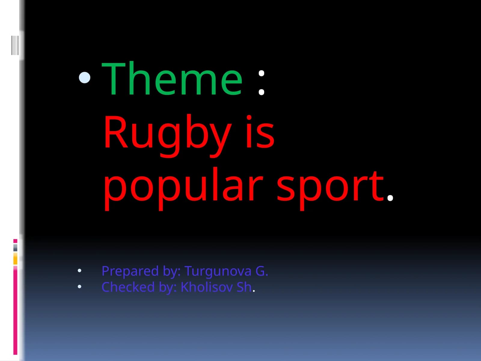 Rugby: A Brief History
