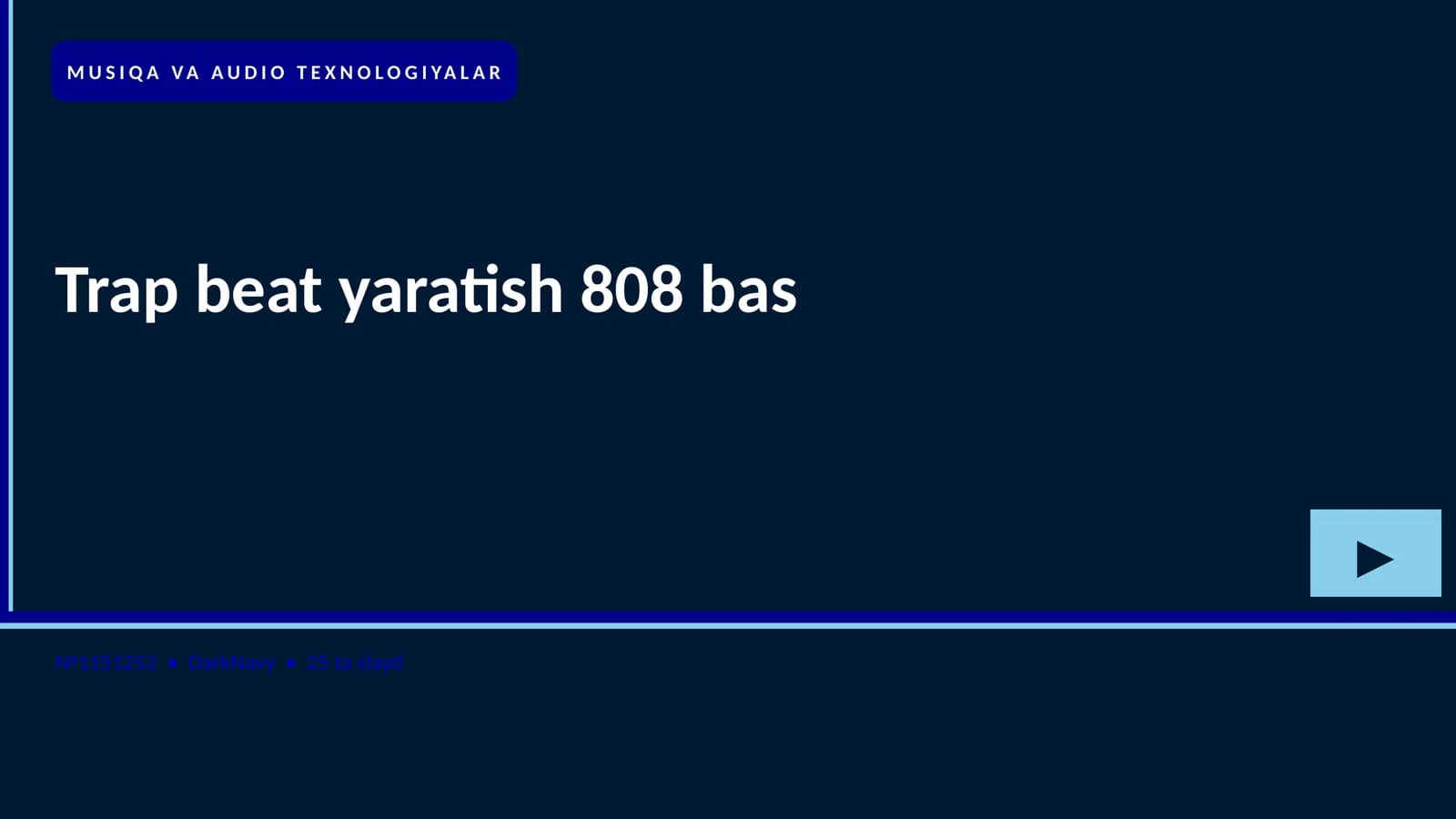 Trap beat yaratish 808 bas