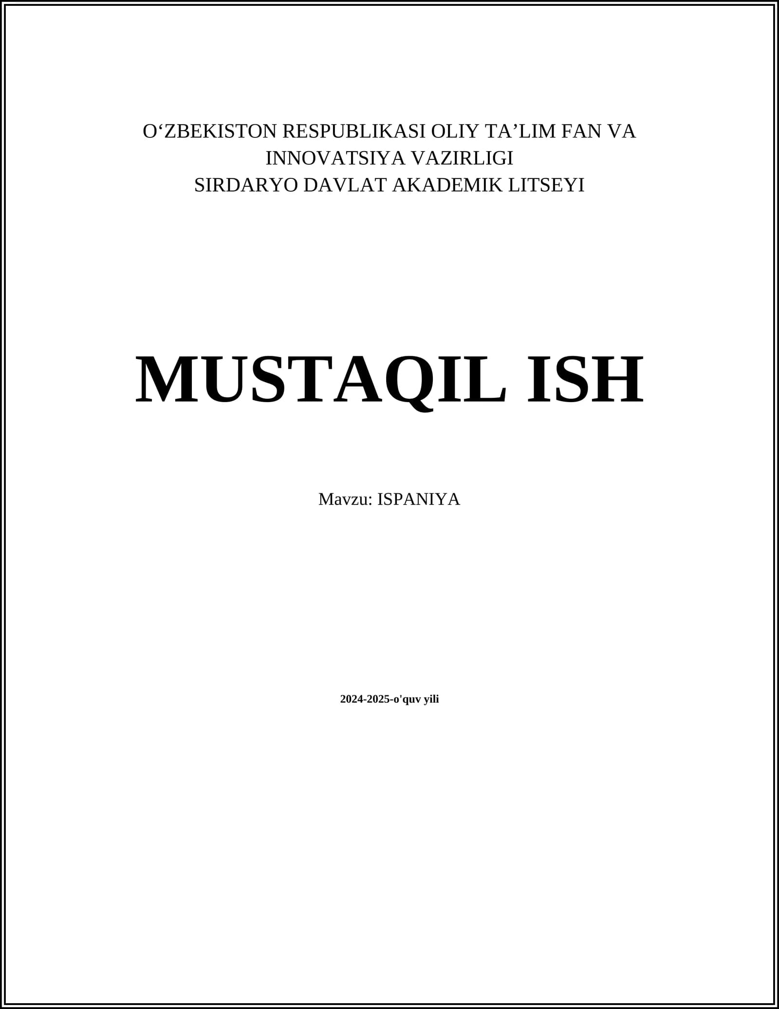 ISPANIYA
