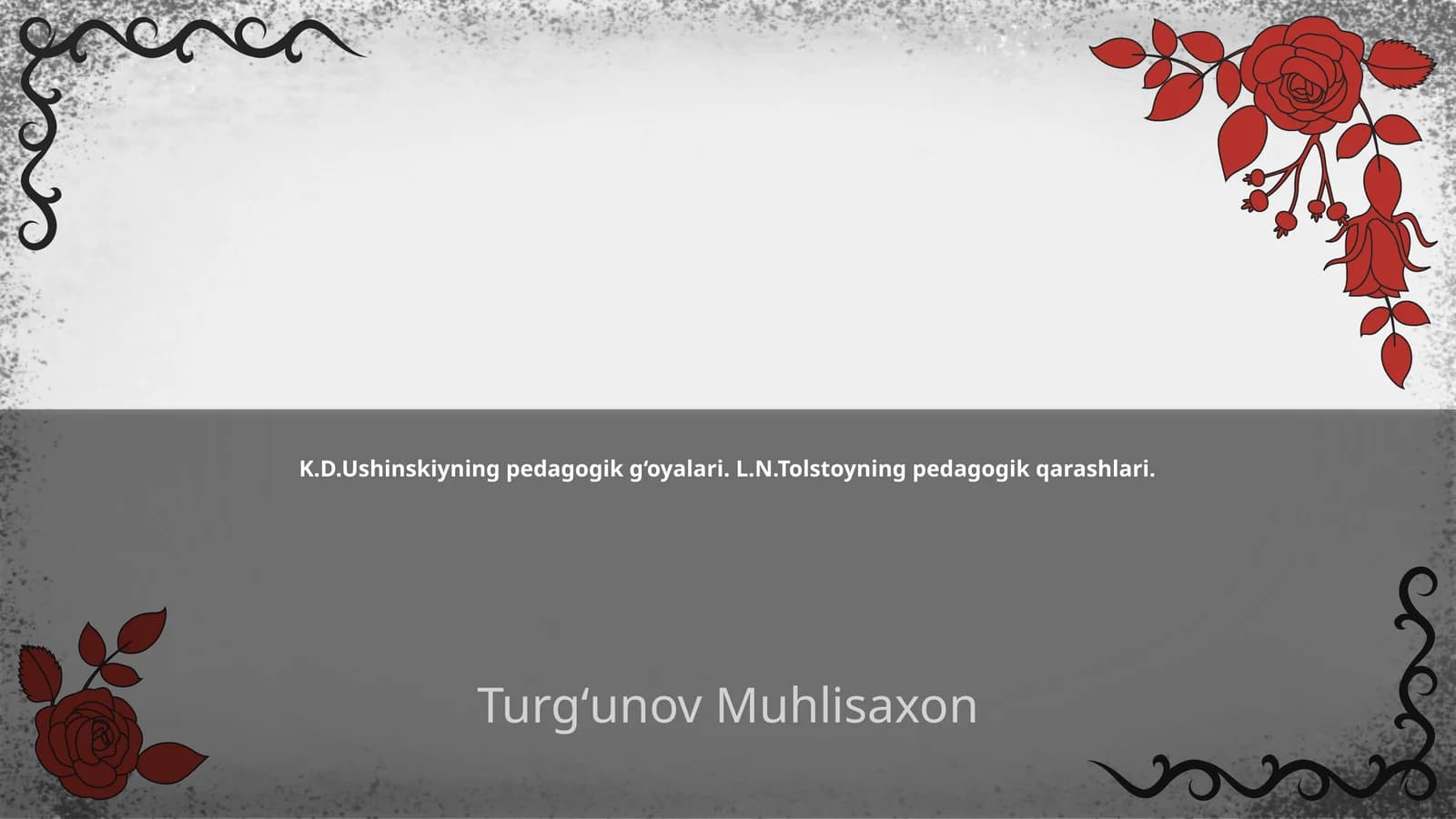 K.D.Ushinskiyning pedagogik g‘oyalari
