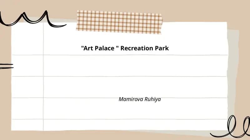 Art Palace Recreation Park