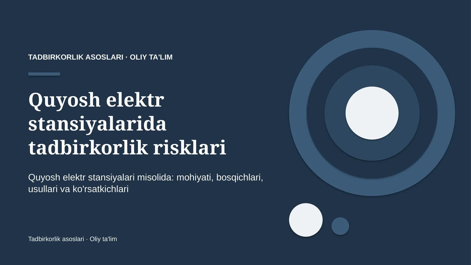 quyosh elektr stansiyalarida tadbirkorlik risklari 1379