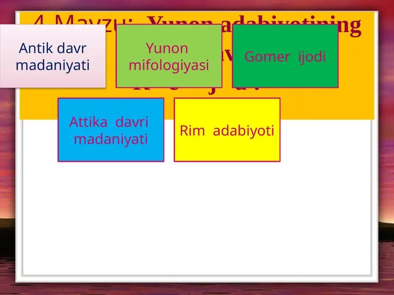Yunon adabiyotining Attika davri