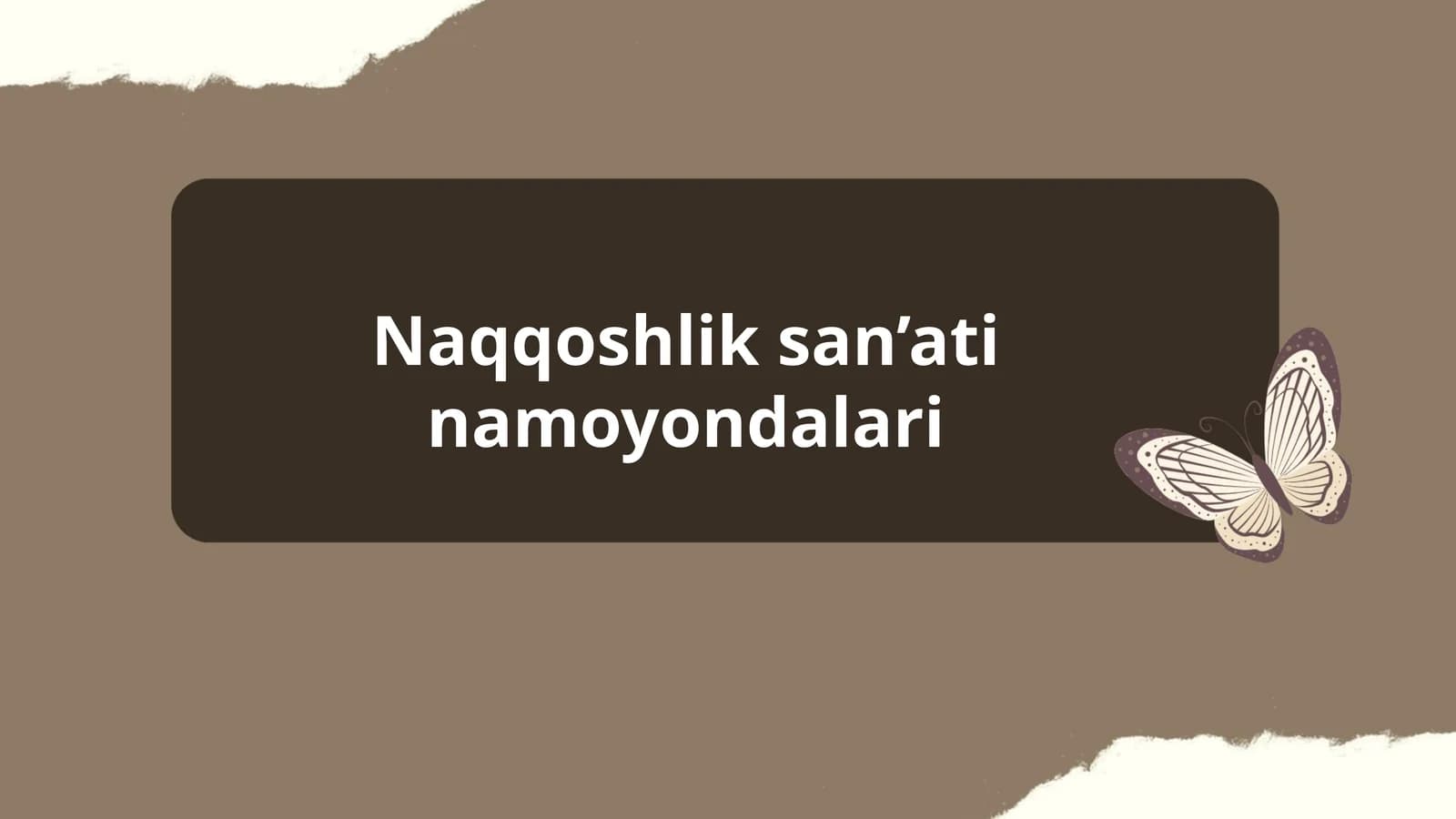 Oʻzbek naqqoshlik maktabi namoyondalari