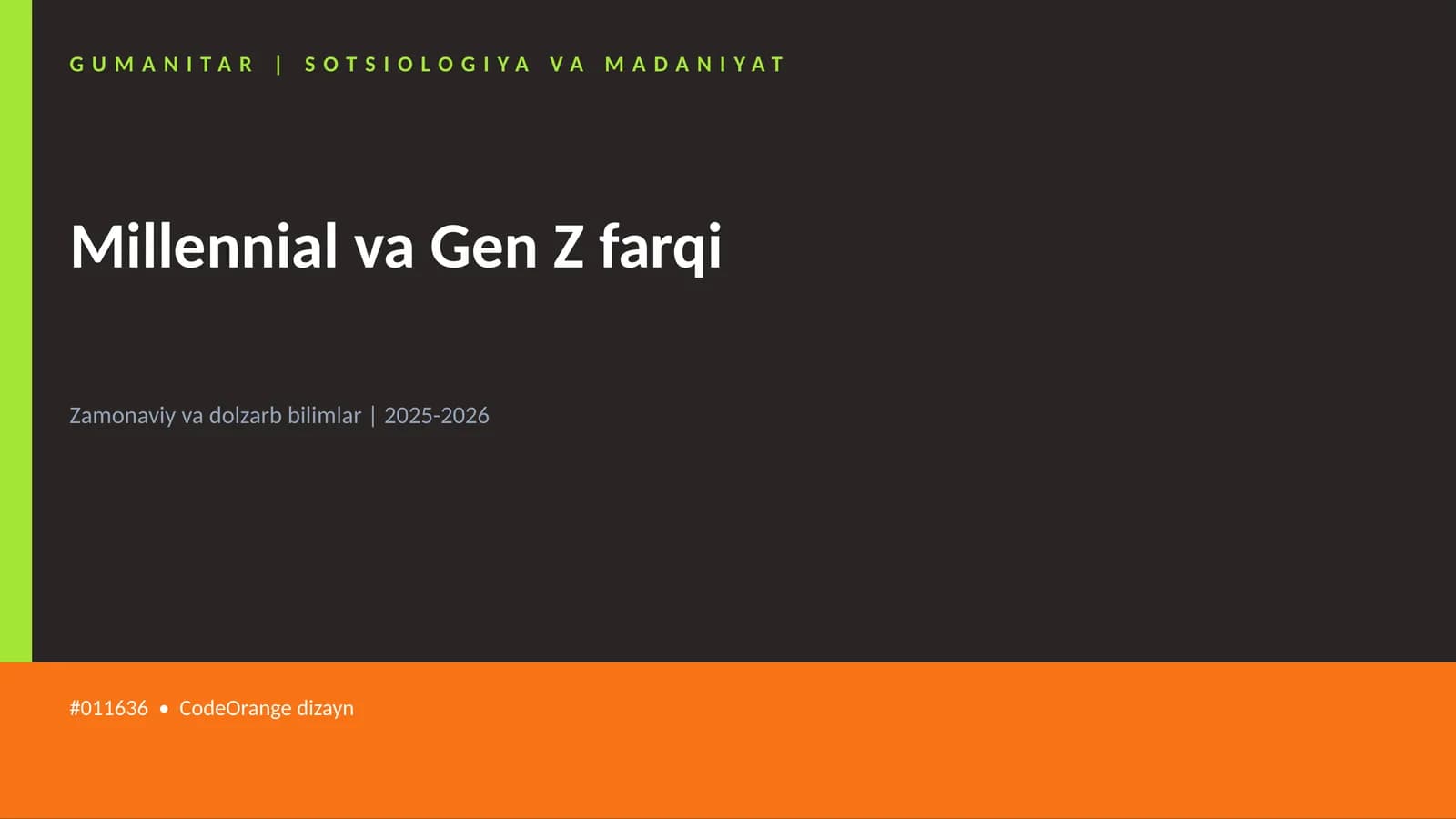 Millennial va Gen Z farqi