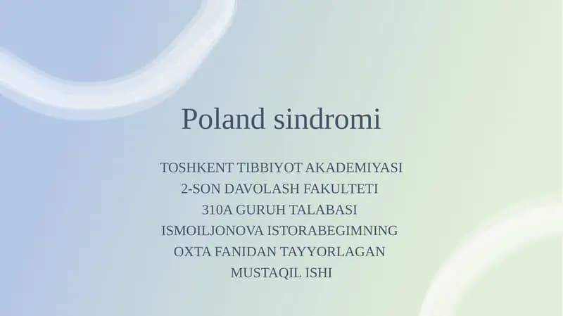 Polandsindromi
