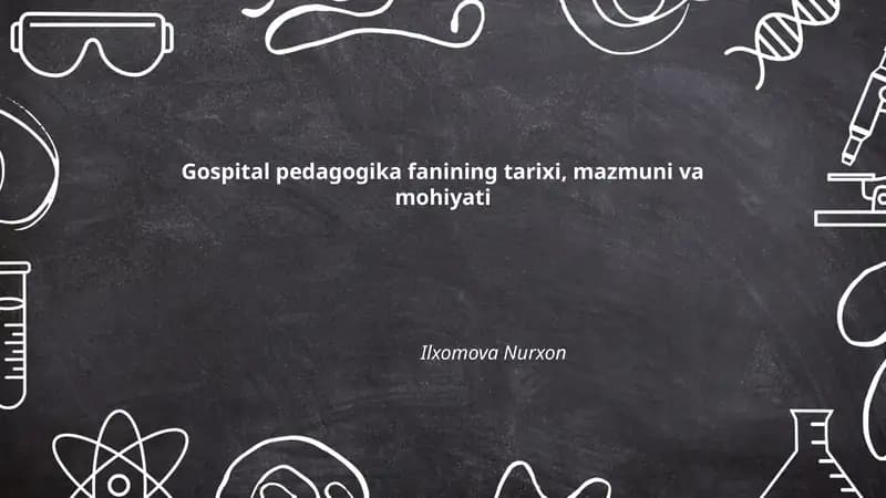 Gospital pedagogikasi