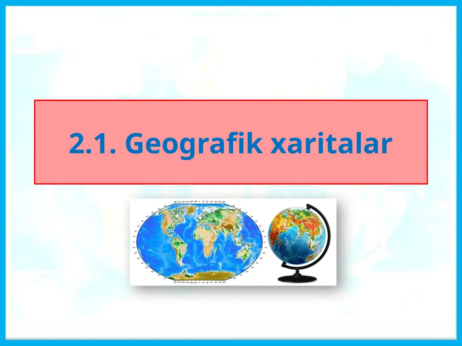 Geografik xaritalar