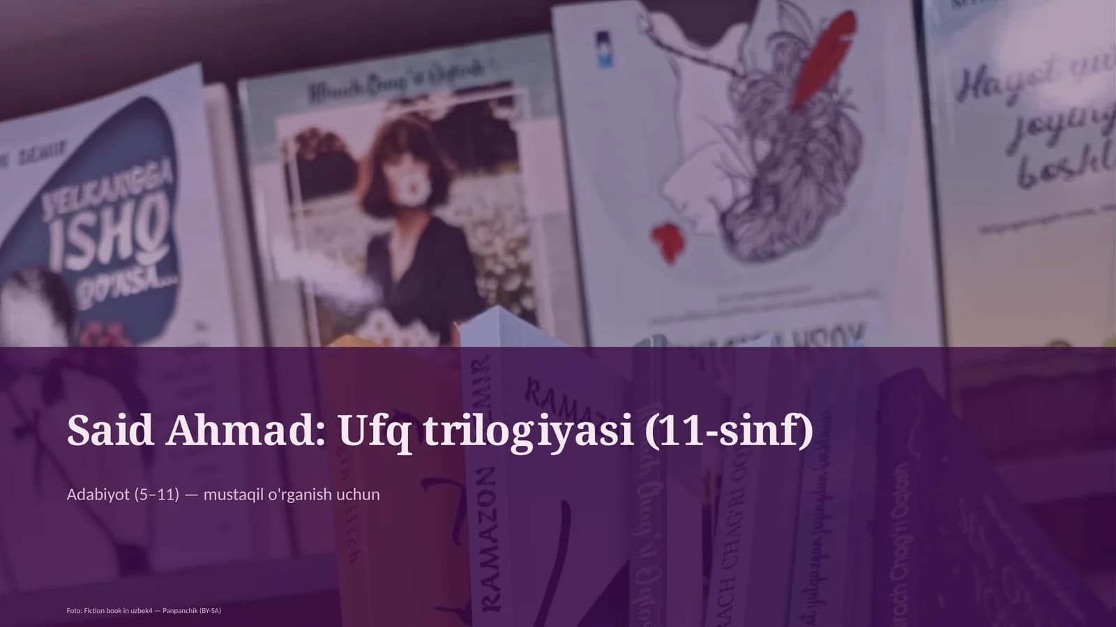 Said Ahmad: Ufq trilogiyasi (11-sinf)