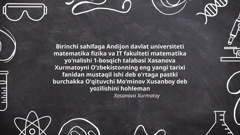 Xasanova Xurmatoy
