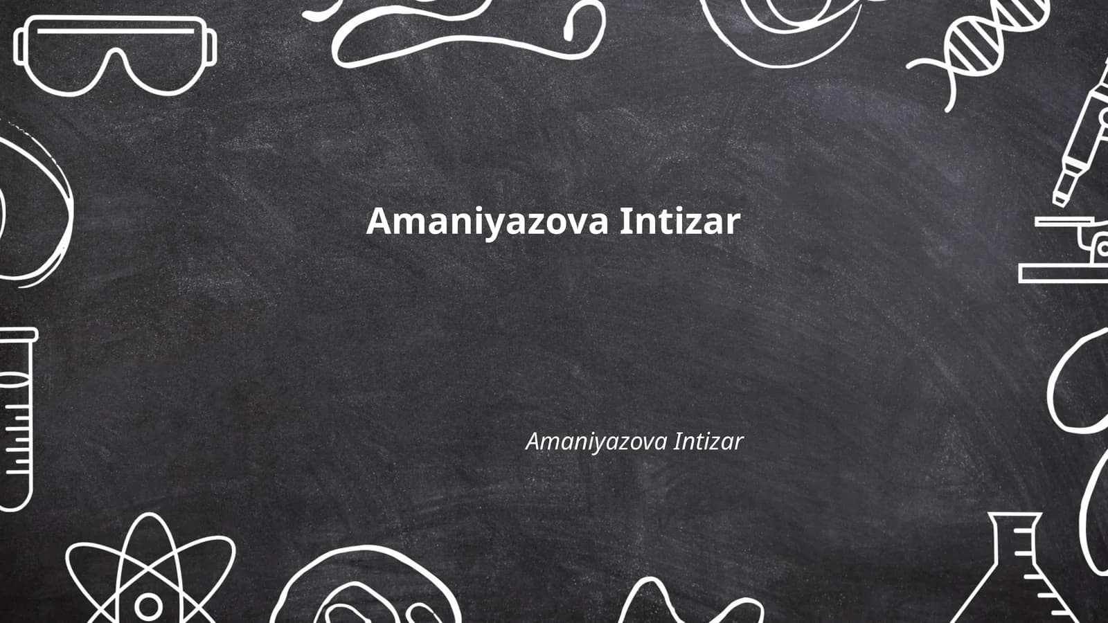 Amaniyazova Intizar