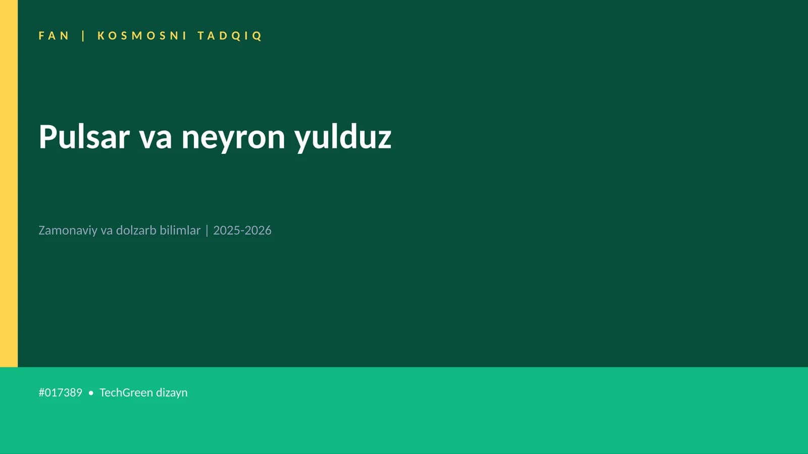 KOSMOSNI TADQIQ