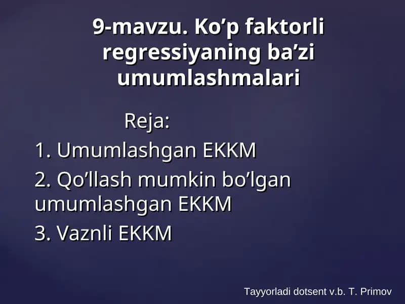 Umumlashgan EKKM
