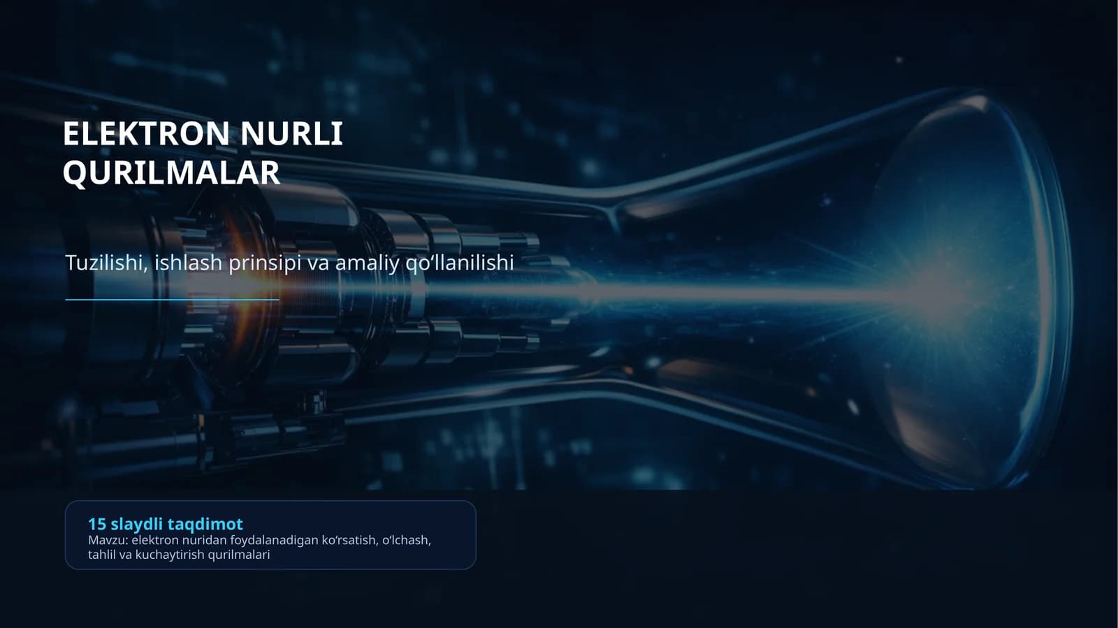 ELEKTRON NURLI QURILMALAR