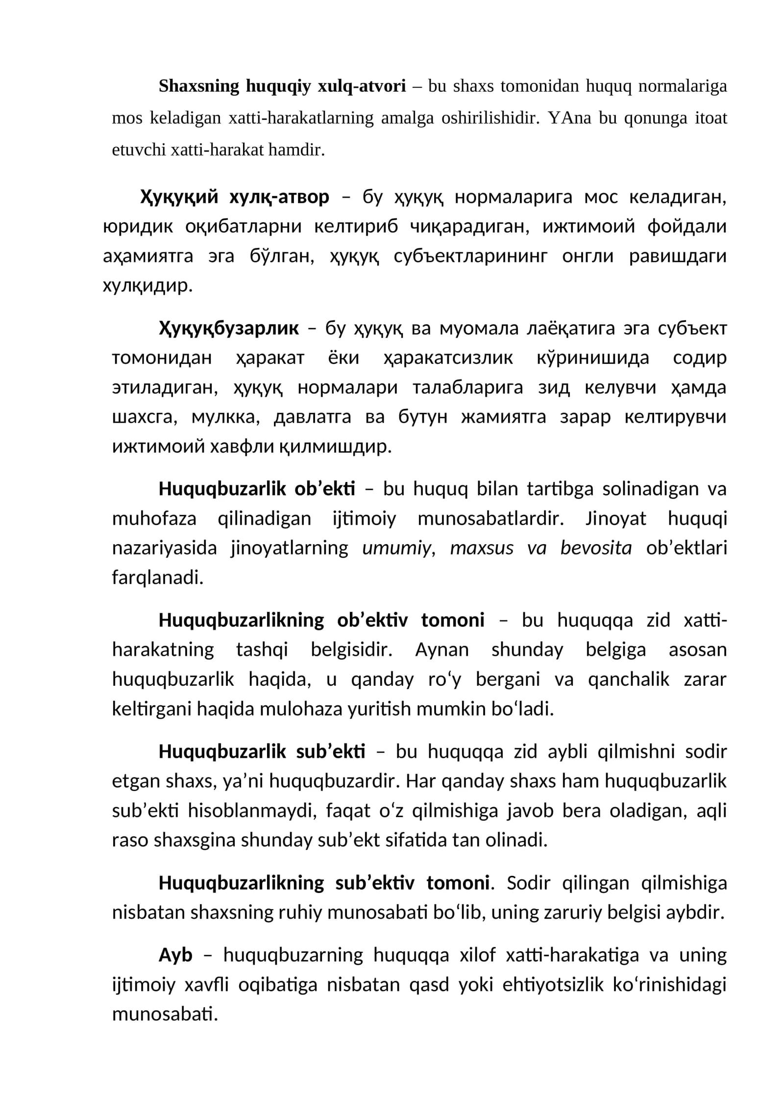 Huquqbuzarlik