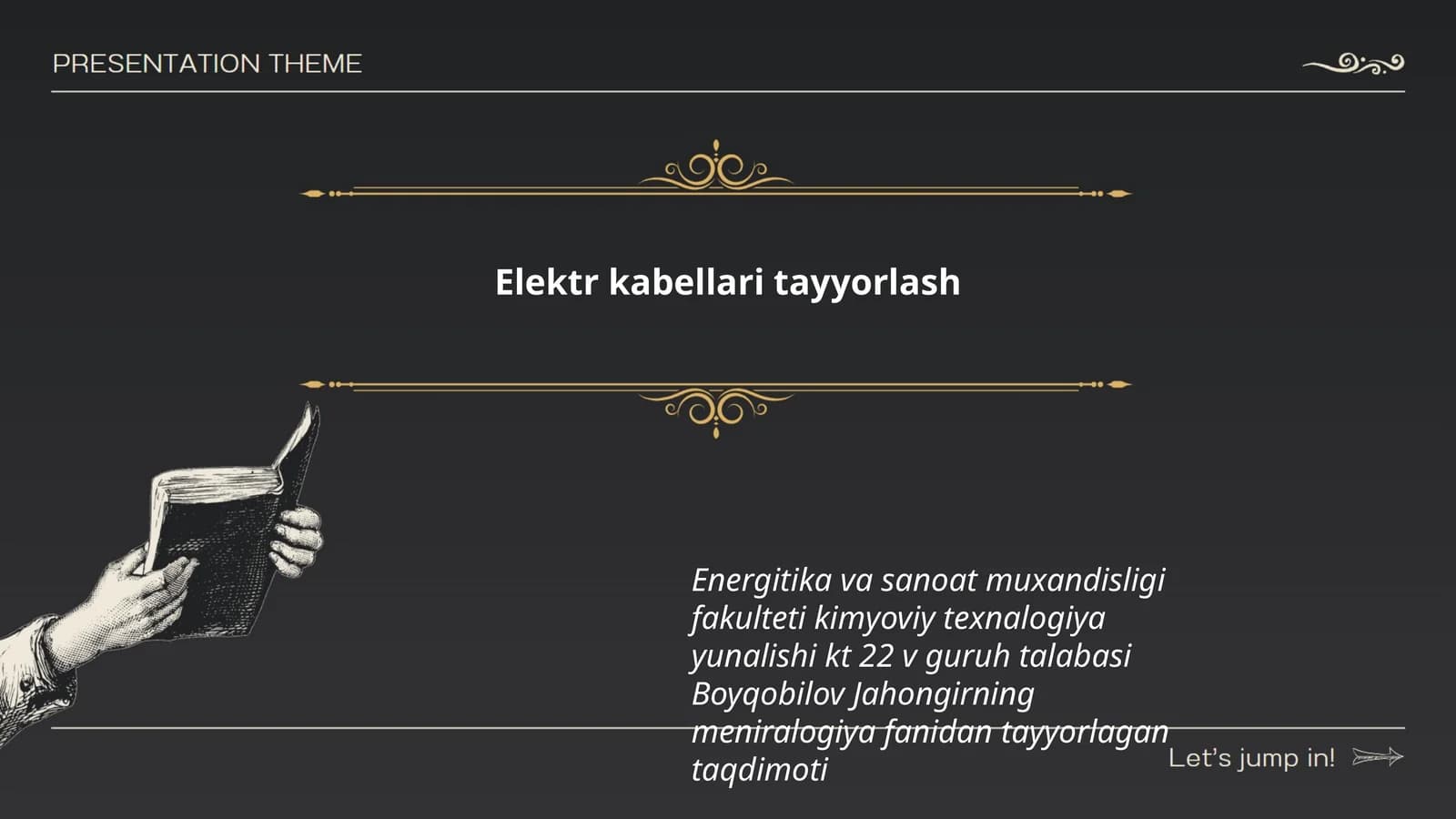 Elektr kabellari tayyorlash