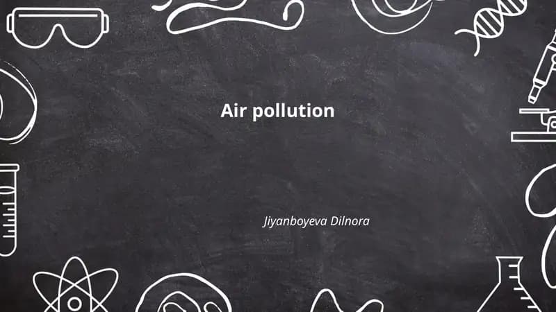 Air pollution