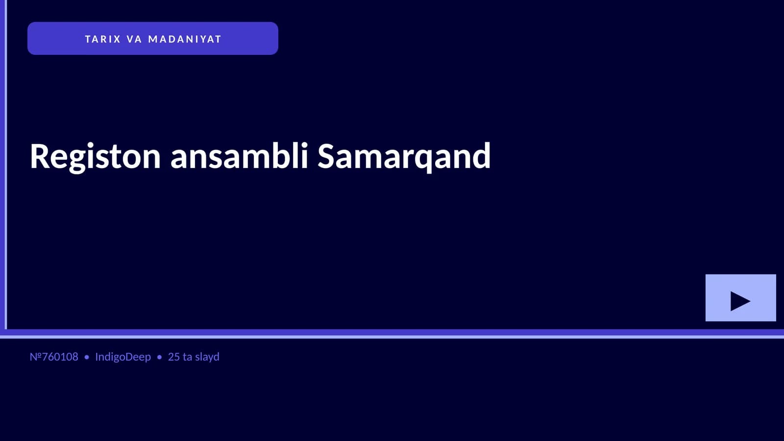 Registon ansambli Samarqand