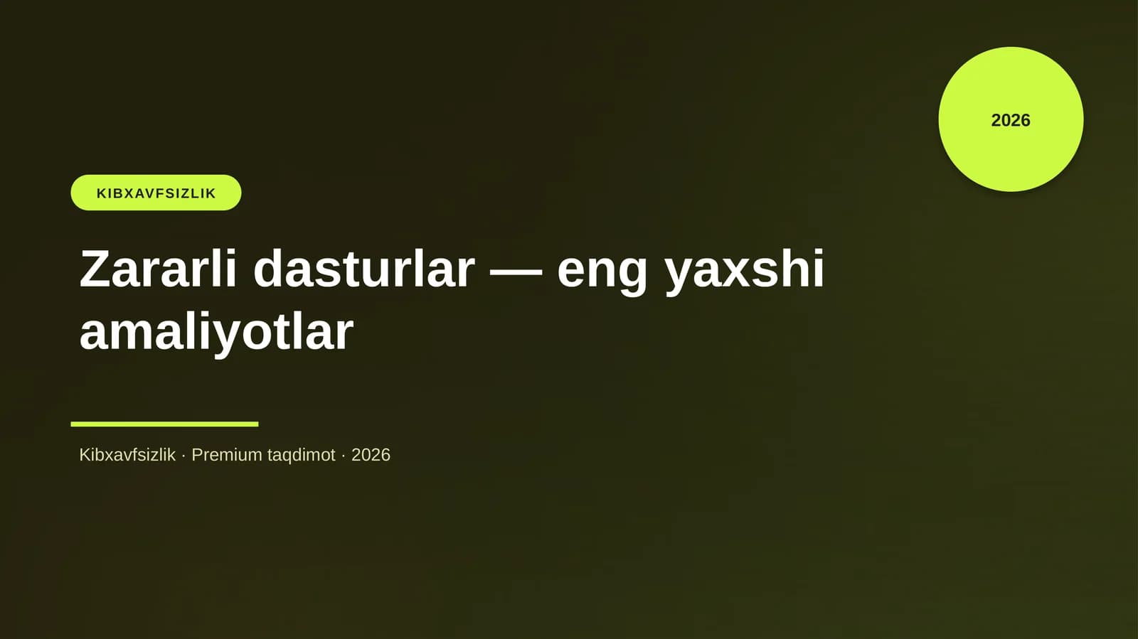 KIBXAVFSIZLIK
