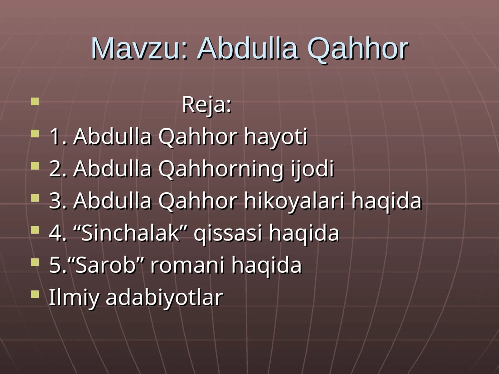 Abdulla Qahhor