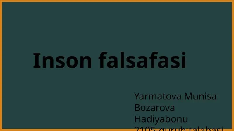 Insonfalsafasi