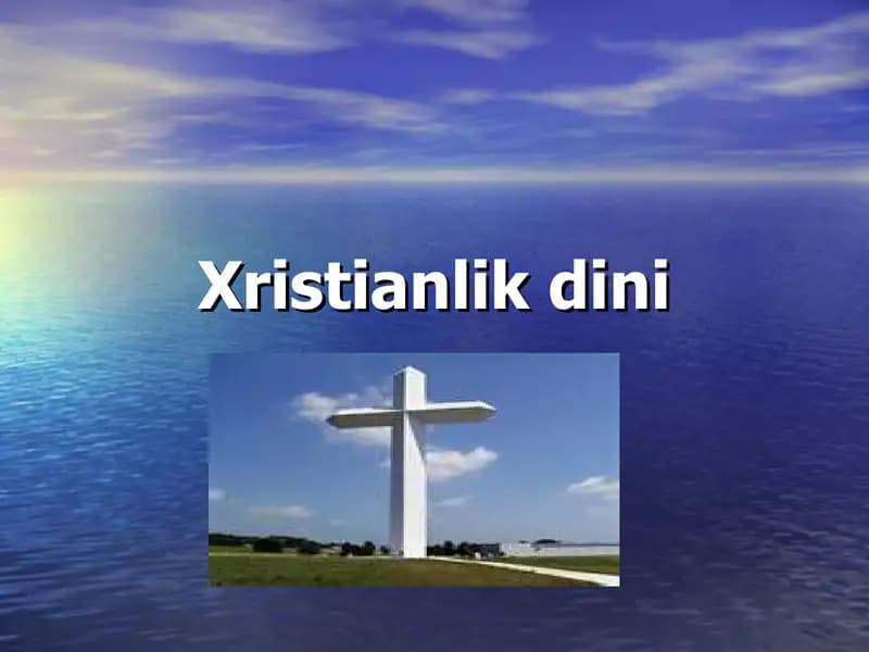 Xristianlik dini