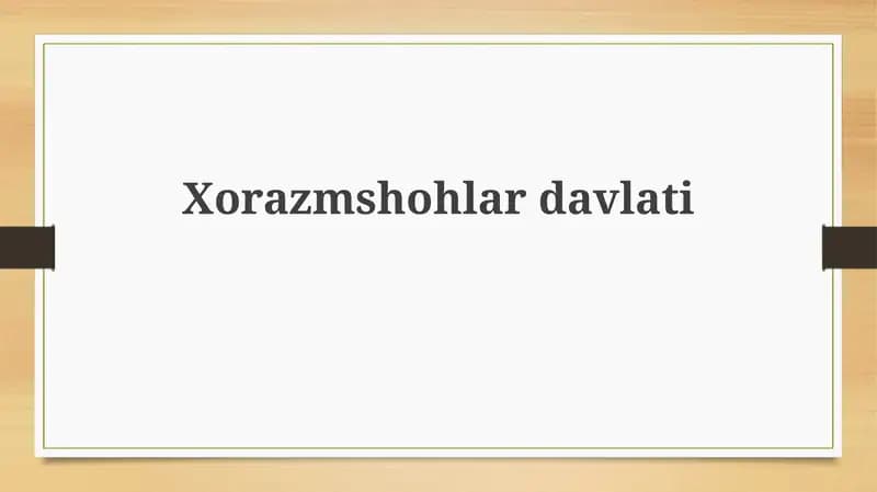 Xorazmshohlardavlati