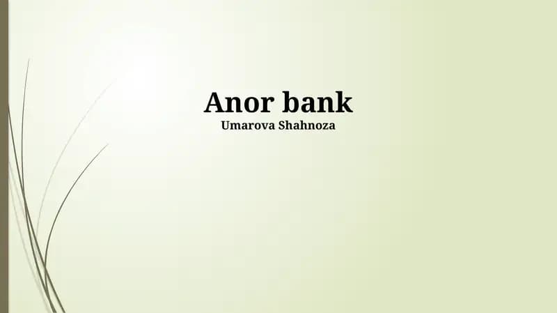 Anor bank
