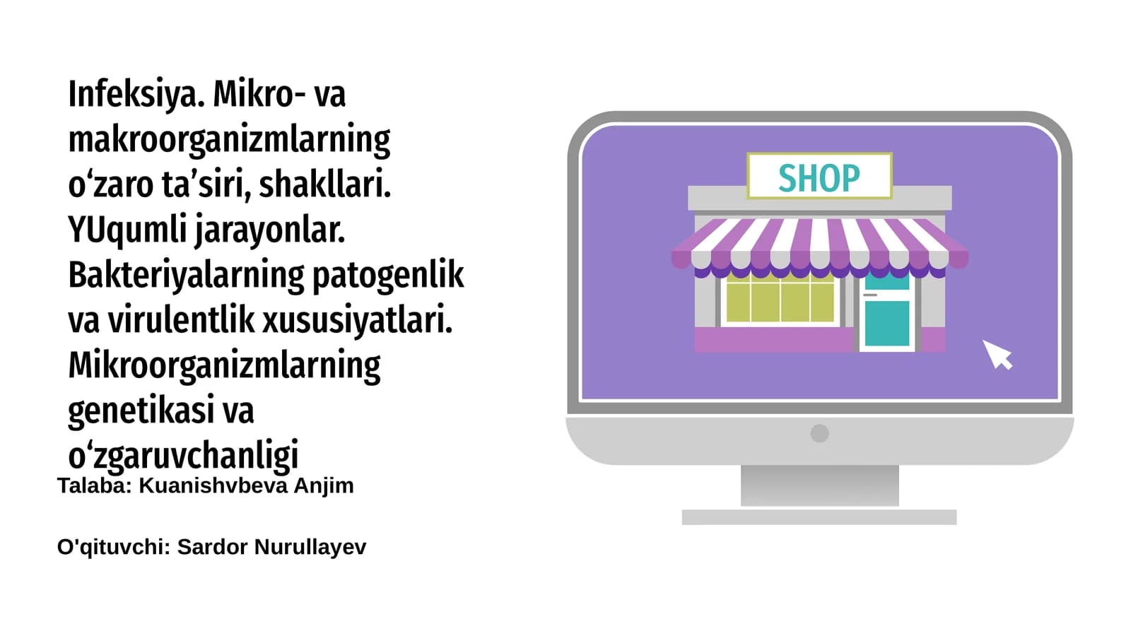 Infeksiya va uning asosiy tushunchasi