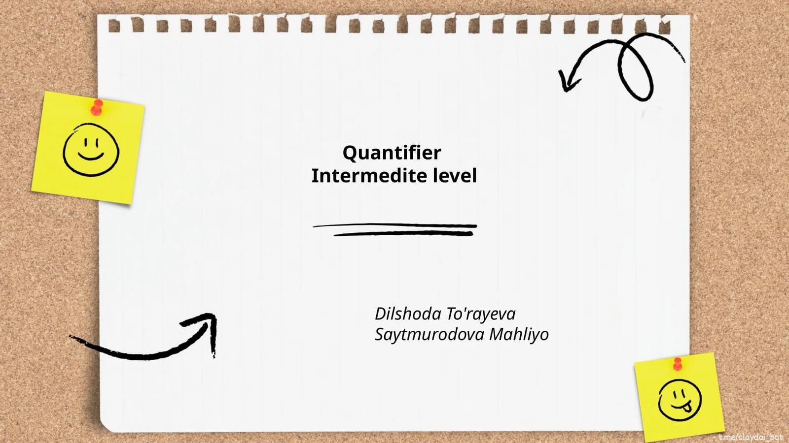 Quantifier