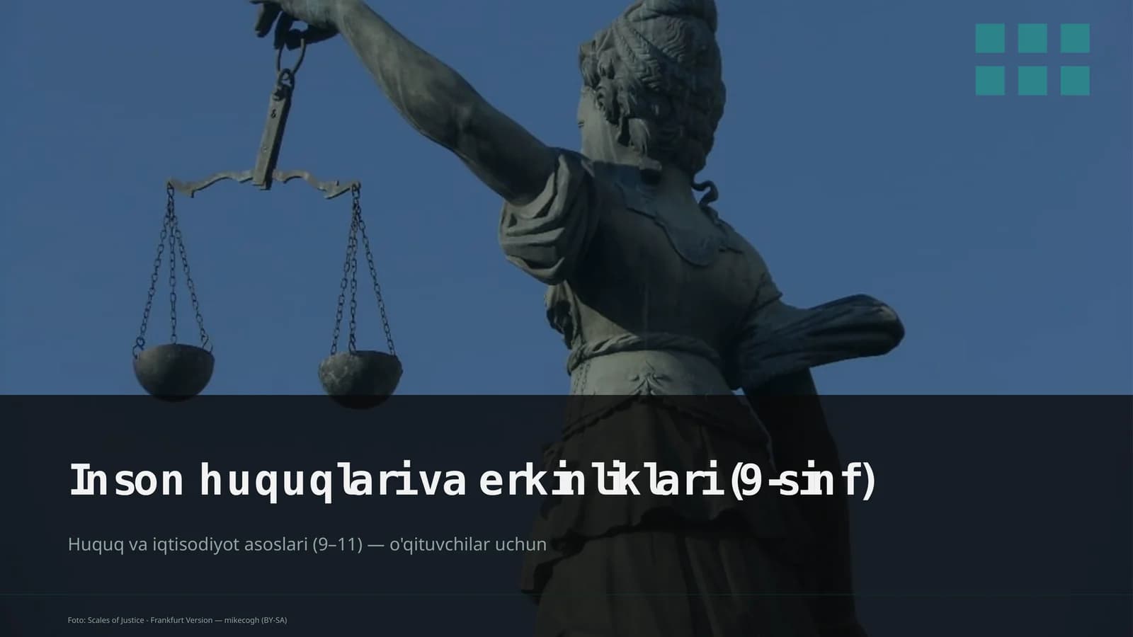 Inson huquqlari va erkinliklari (9-sinf)