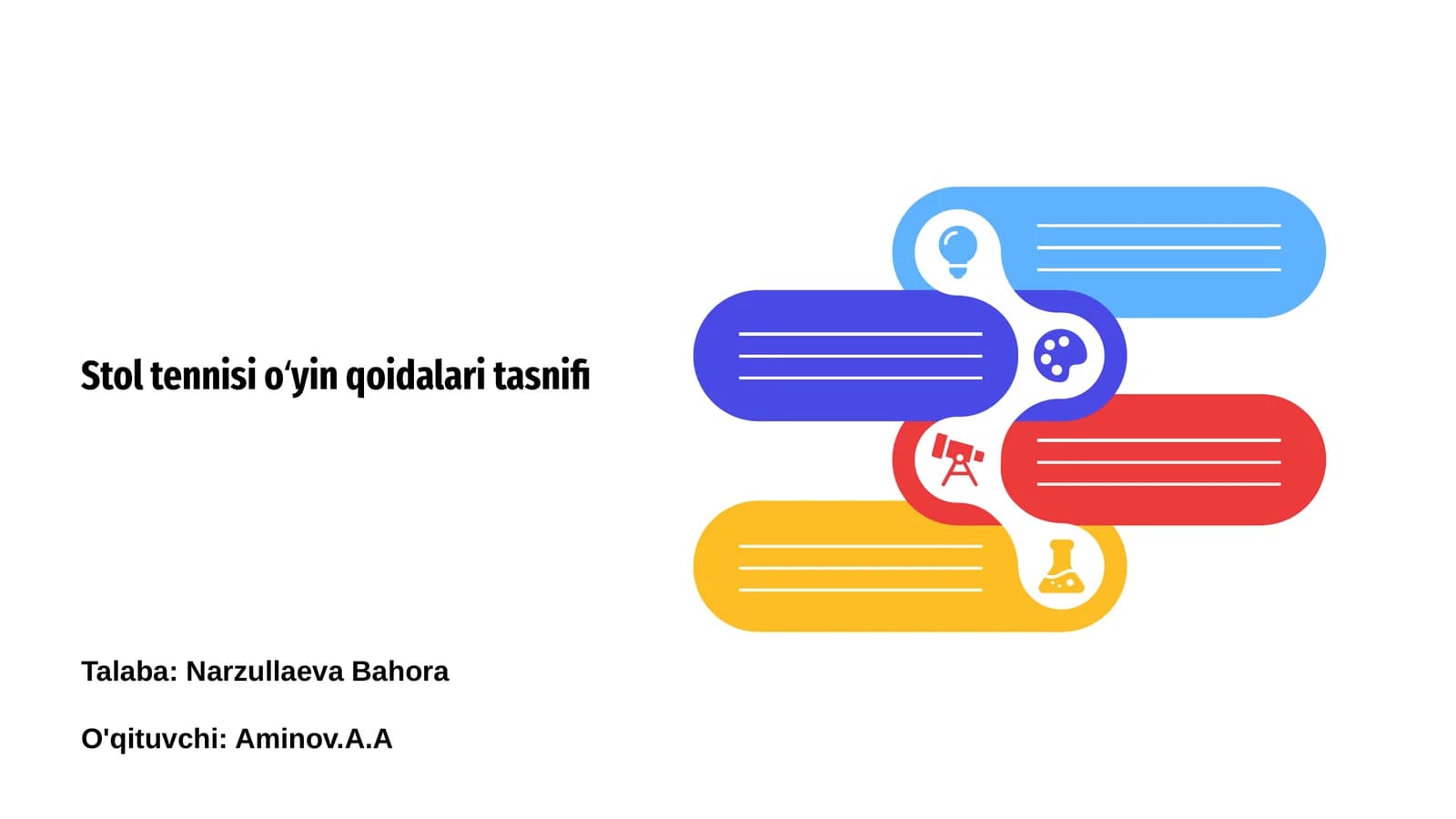 Stol tennisi oʻyin qoidalari