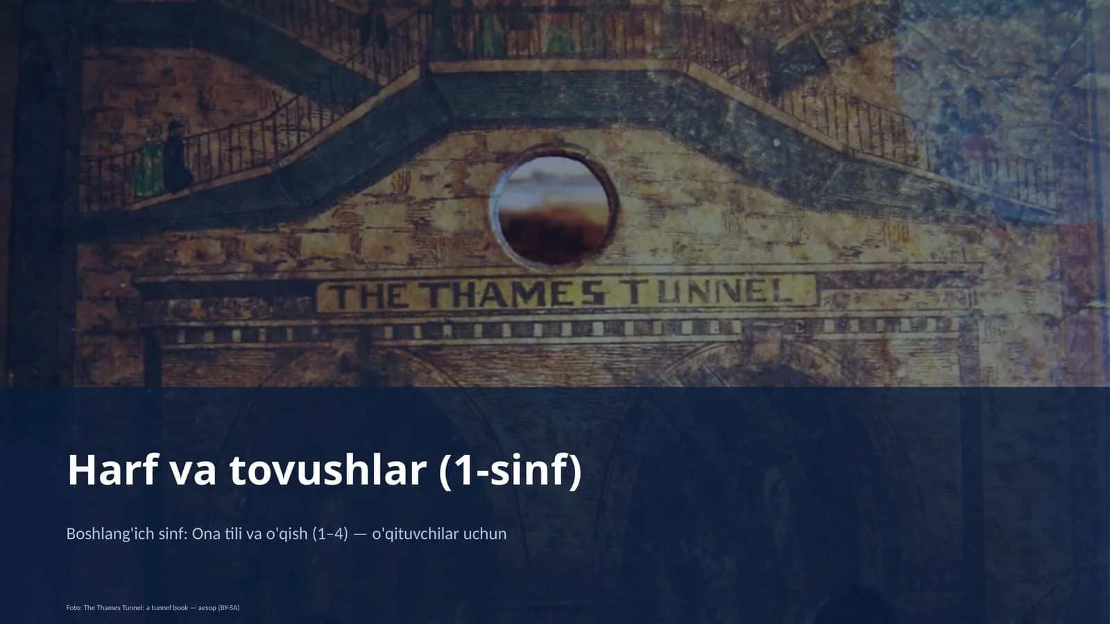 Harf va tovushlar (1-sinf)