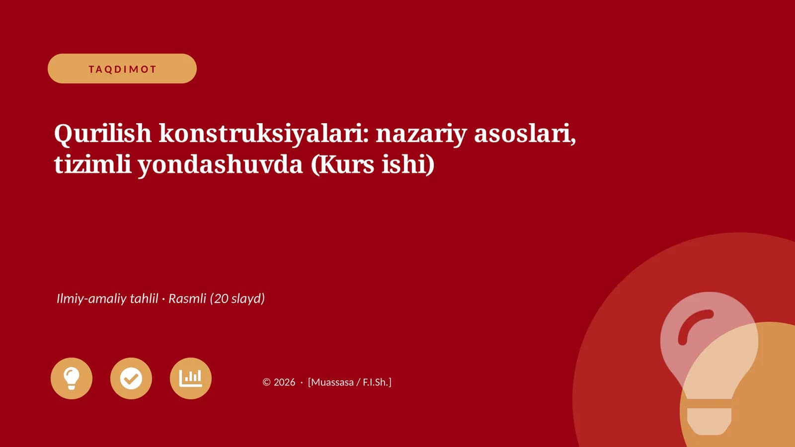 Qurilish konstruksiyalari: nazariy asoslari, tizimli yondashuvda (Kurs ishi)