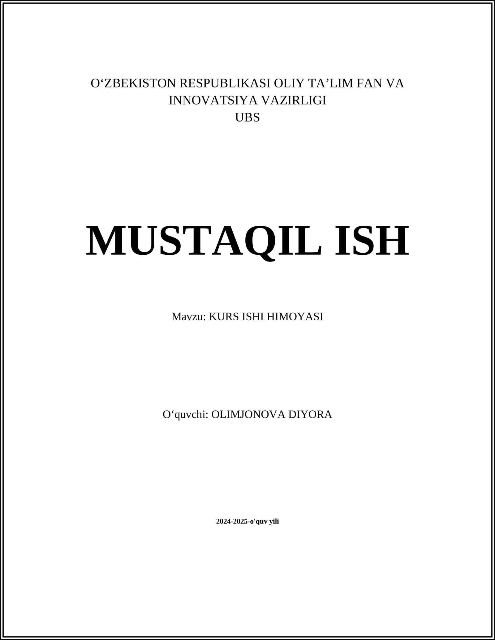 KURS ISHI HIMOYASI