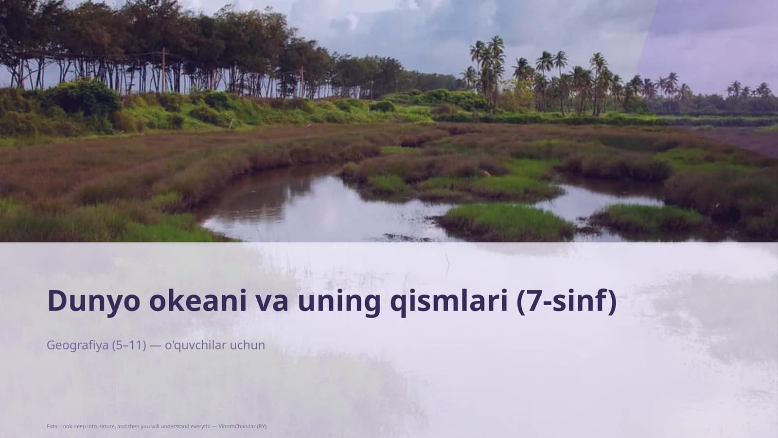 Dunyo okeani va uning qismlari (7-sinf)