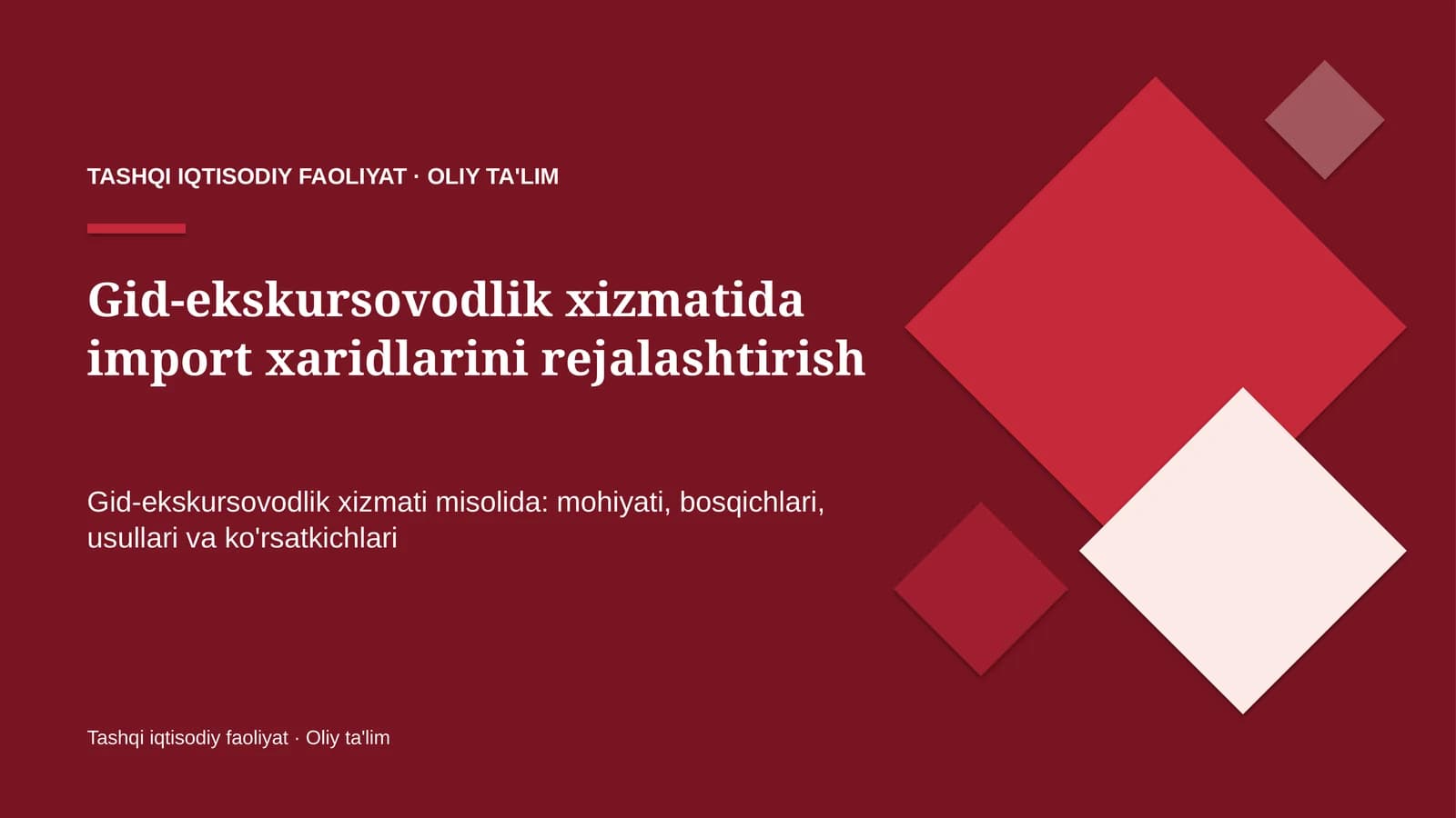 gid ekskursovodlik xizmatida import xaridlarini rejalashtirish 5198