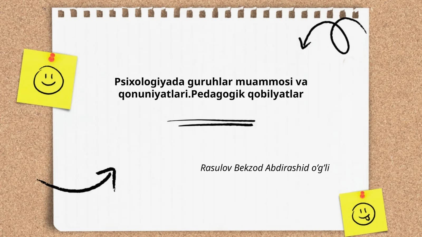 Guruhlar Psixologiyada