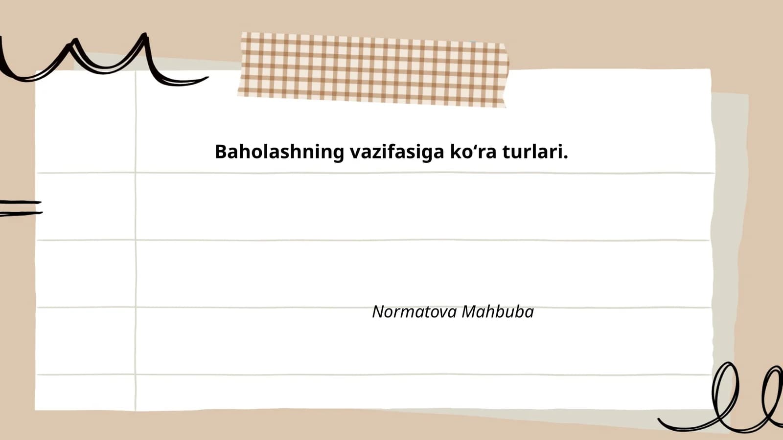 Diagnostik baholash