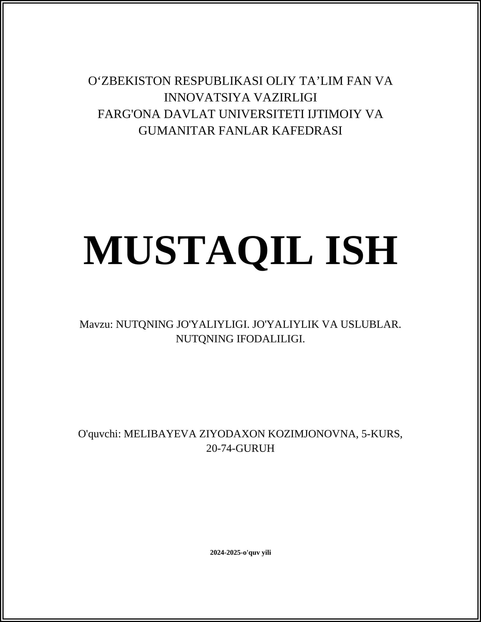 Nutqning Jo'yaliyli