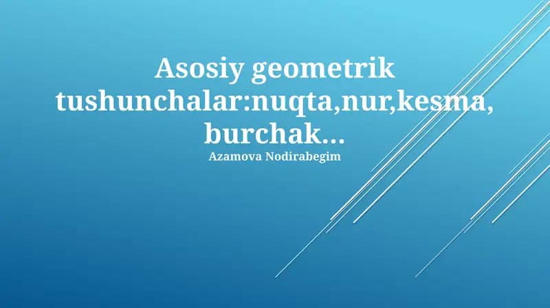 Geometrik shakllar