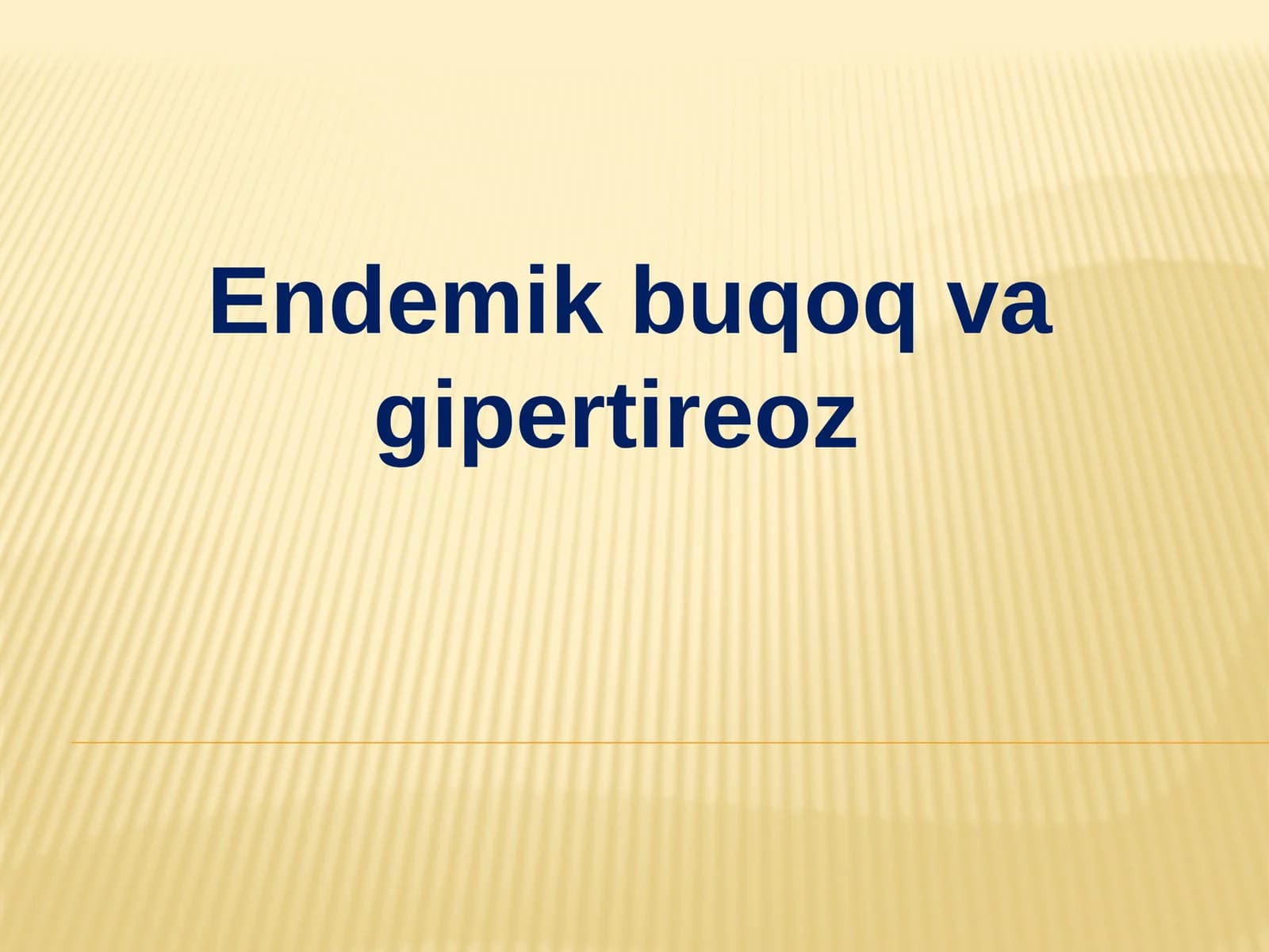 Endemik buqoq va gipertireoz