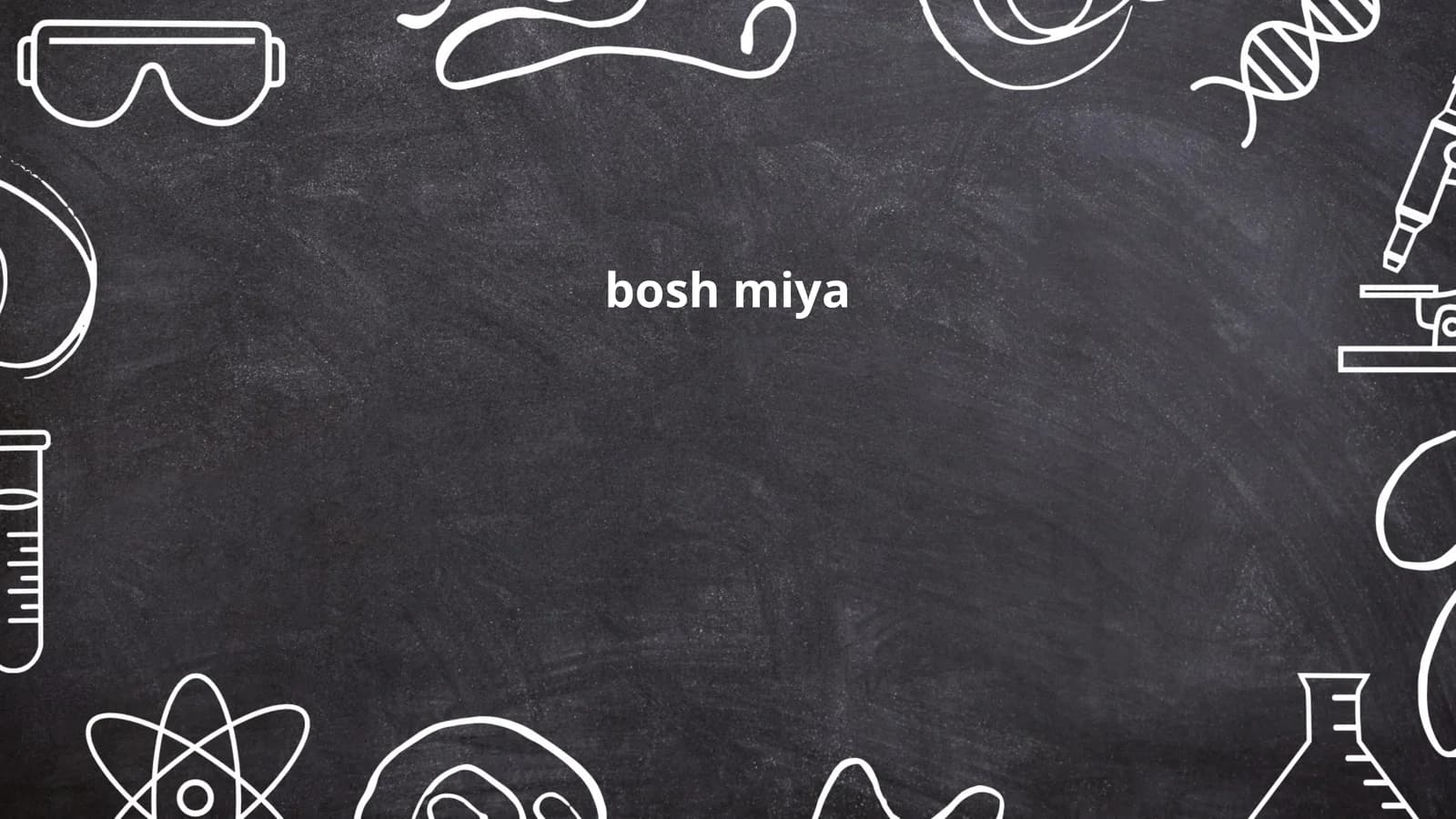 Bosh miya anatomiyasi