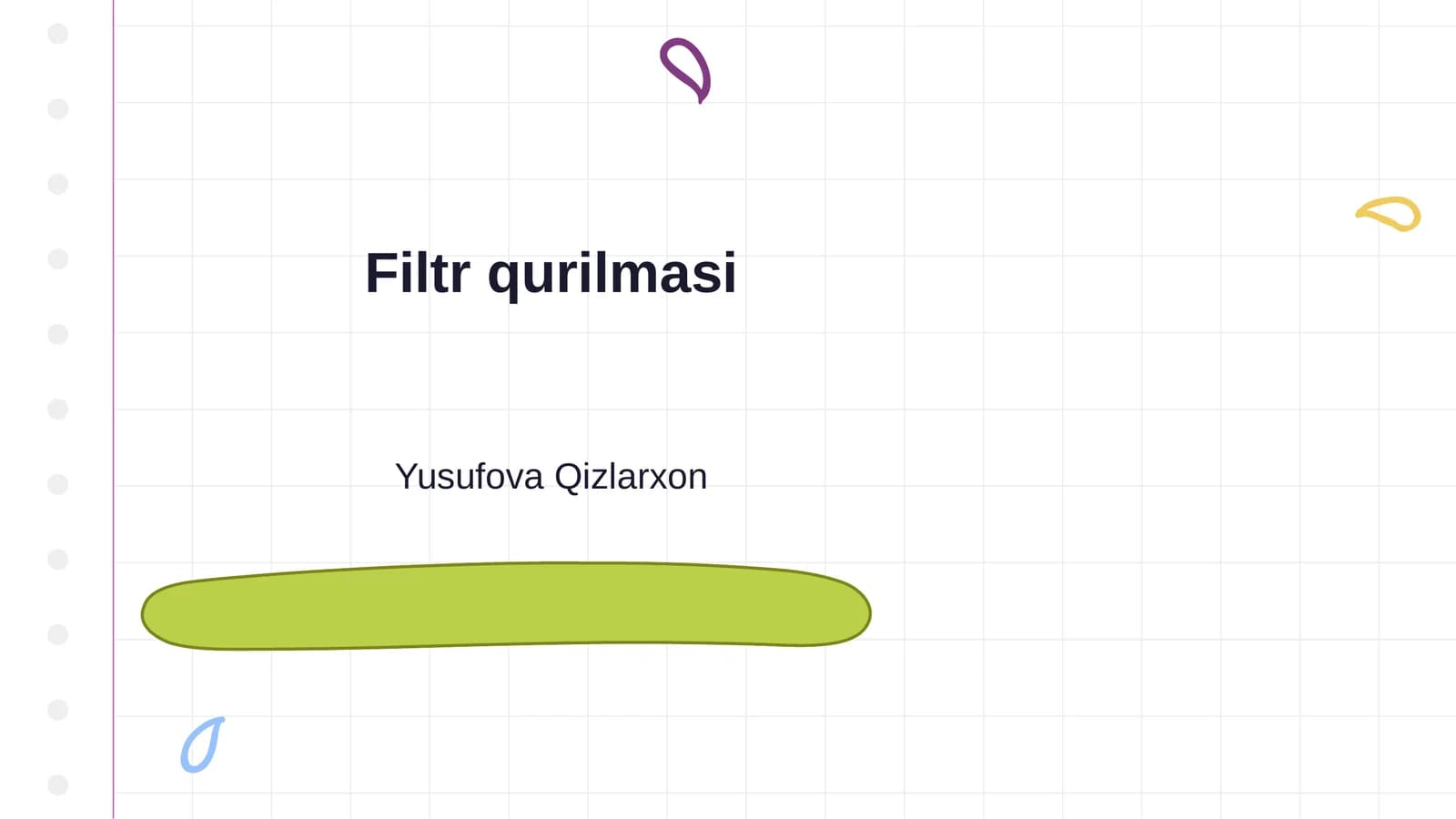 Filtr qurilmasi