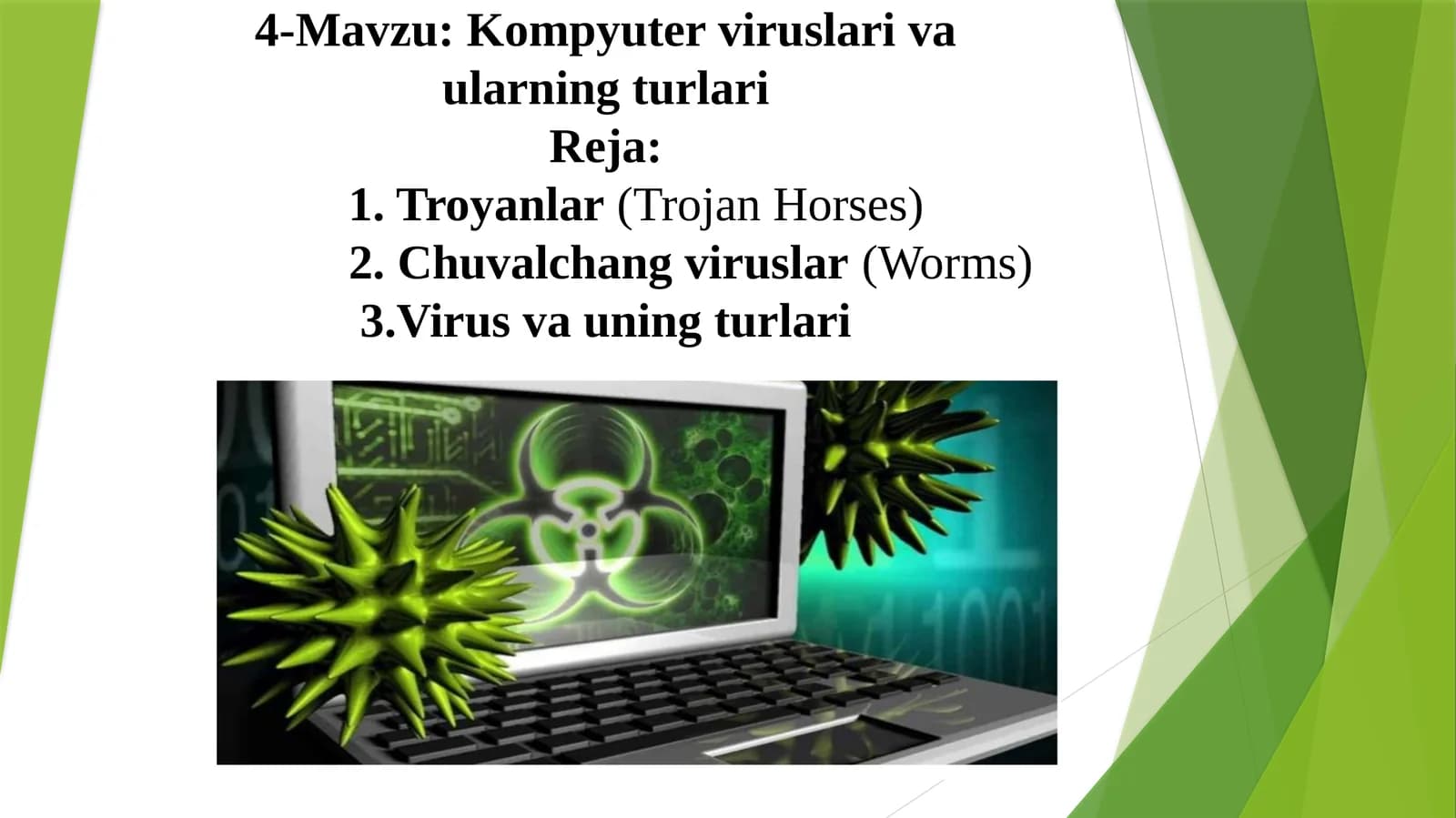 Kompyuter viruslari va ularning turlari