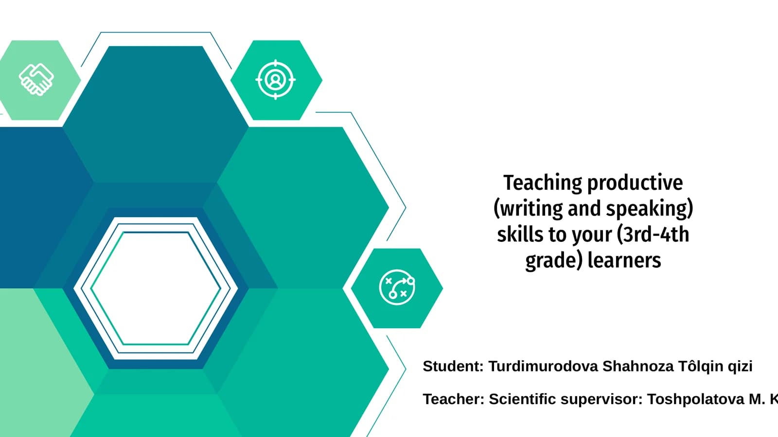 Introduction to Productive Skills