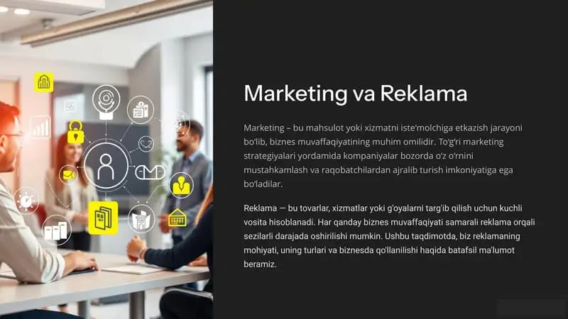 Marketing va Reklama